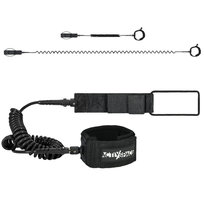 Linka bezpieczeństwa leash do deski SUP smycz 3m - black