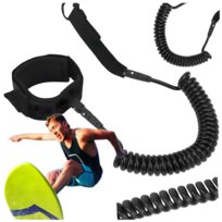 Linka Bezpieczeństwa Zabezpieczająca do Deski SUP Smycz na Kostkę Długa