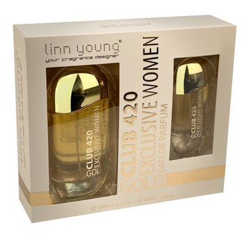 Linn Young, Club 420 Gold Exclusive Women, zestaw prezentowy Perfum, 2 Szt.  - Linn Young