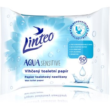 Linteo Aqua Sensitive nawilżany papier toaletowy 60 szt. - Linteo