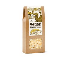 Liofilizowane banany BEZ DODATKÓW same plastry chrupiące 50g w kartoniku