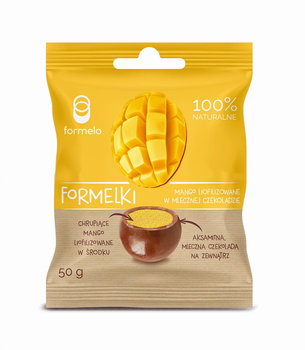 Liofilizowane mango w czekoladzie mlecznej 50g - Formelo