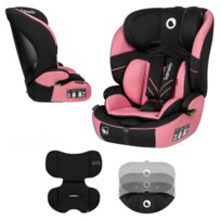 Lionelo,  Fotelik LEVI ONE I-SIZE (0d 80 do 150 cm), PINK ROSE, Rózowy