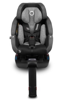 Lionelo, Lukas, Fotelik samochodowy przód tył, 0-18 kg, Isofix, Carbon  - Lionelo