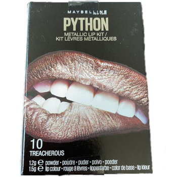 Lip Kit Paletka Do Ust 10 Python Metallic Puder + Kolor Do Ust - Inna marka