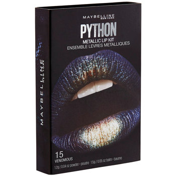 Lip Kit Paletka Do Ust 15 Venomous Python Metallic Puder + Kolor Do Ust - Maybelline