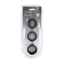 Liquid Silicone Ball Strap Set of 3 - S/M/L - Black SHOT