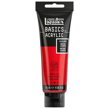 Liquitex Basics, farba akrylowa, 118 ml, kolor 321 Pyrrole red, czerwony - LIQUITEX