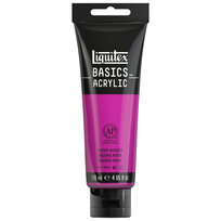 Liquitex Basics, farba akrylowa, 118 ml, kolor 500 Medium Magenta, purpurowy