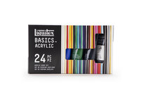 Liquitex Basics, zestaw farb akrylowych, 24 kolory, 22 ml