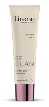 Lirene, Be Glam, rozświetlajacy fluid 05 Sand Beig, 30 ml - Lirene