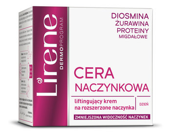 Lirene, Cera Naczynkowa, liftingujący krem na rozszerzone naczynka na dzień, 50 ml - Lirene