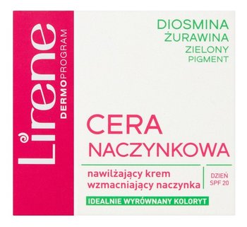 Lirene, Cera Naczynkowa, nawilżający krem wzmacniający naczynka na dzień, 50 ml - Lirene
