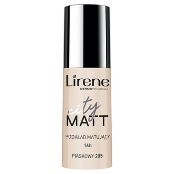 Lirene, City Matt, fluid matująco-wygładzający 205 Piaskowy, 30 ml - Lirene