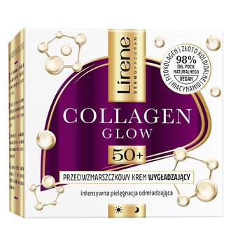 Lirene, Collagen Glow Przeciwzmarszczkowy Krem Wygładzający 50+, 50ml - Lirene