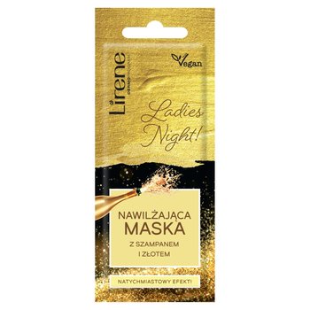 Lirene Ladies Night! Nawilżająca maska z szampanem i złotem 7ml - Lirene