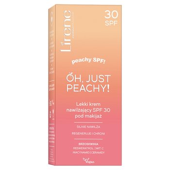 Lirene, Oh Just Peachy!, Lekki krem nawilżający SPF30 pod makijaż, 50 ml - Lirene