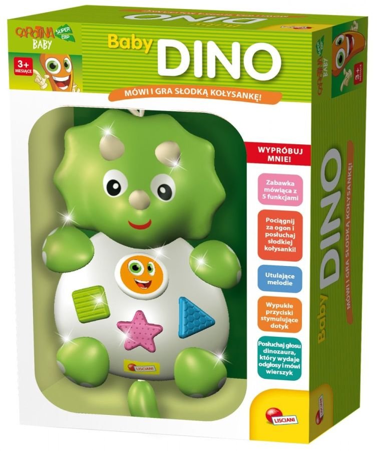 Lisciani, Carotina Baby, Dinozaur