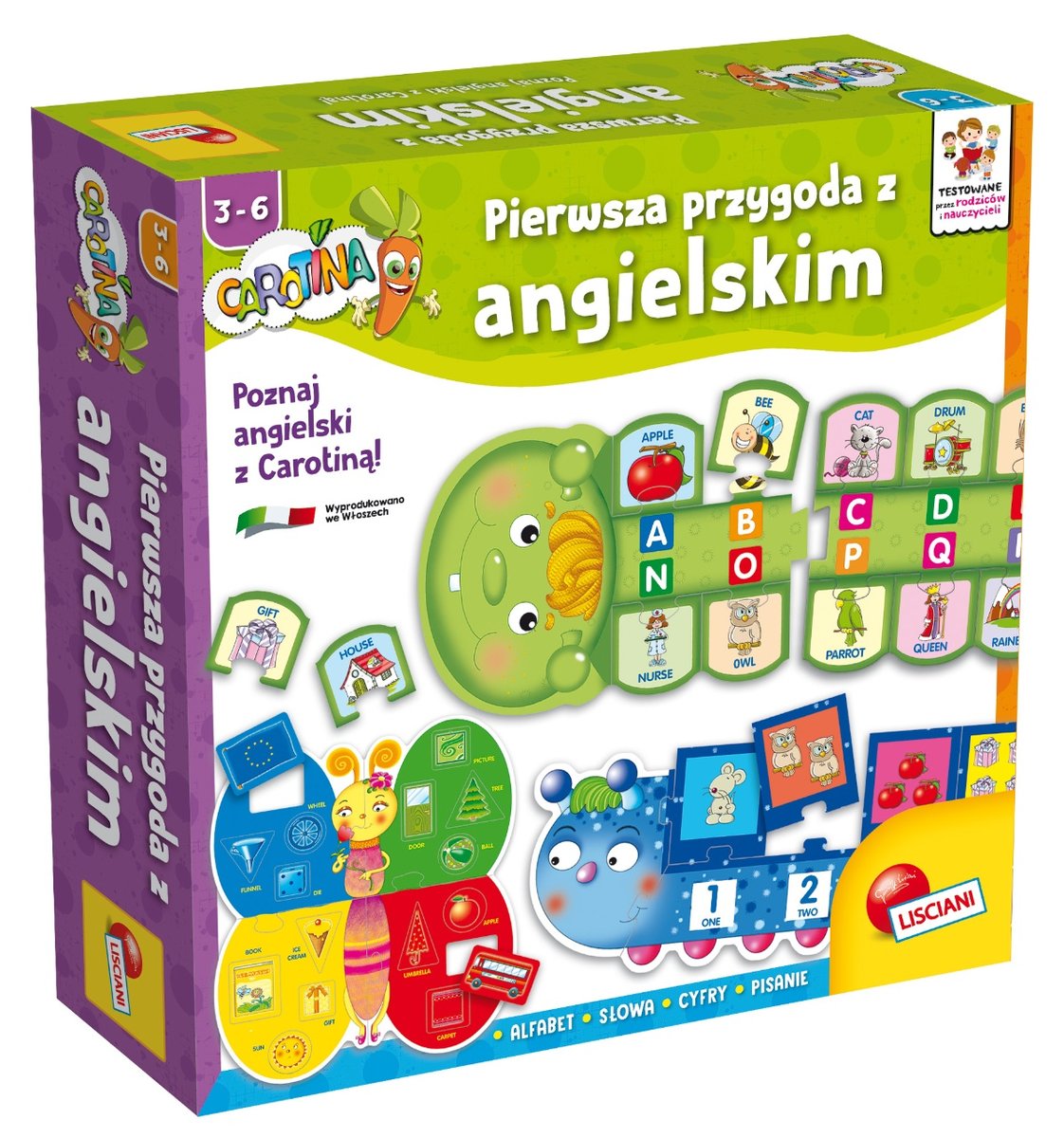 Lisciani, Carotina, Pierwsza przygoda z angielskim