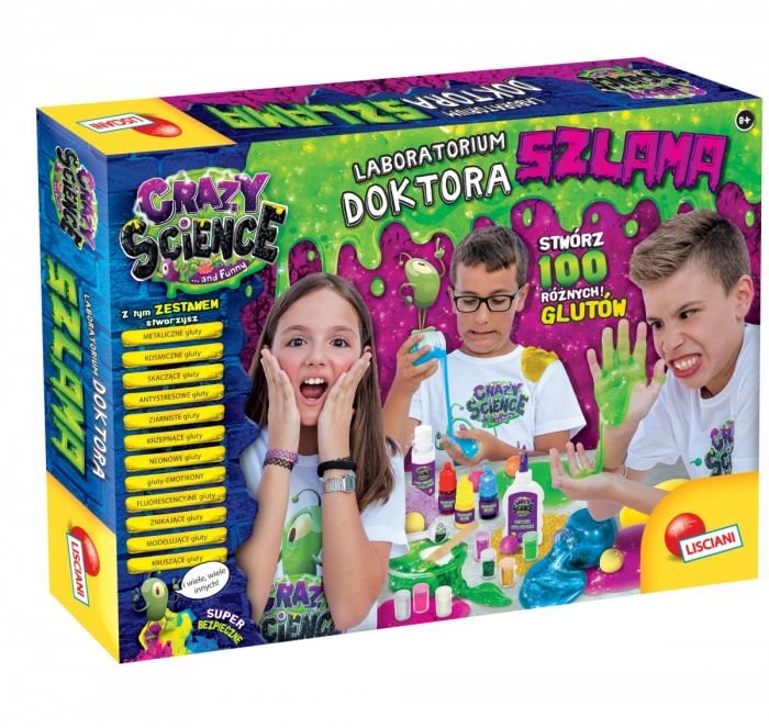 Lisciani, Crazy Science, zabawka edukacyjna Laboratorium Doktora Szlama