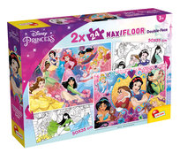 Lisciani, Disney, puzzle maxifloor, 2x24, Princess