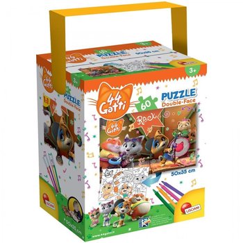 Lisciani, puzzle, 44 Koty 3, 60 el. - Lisciani