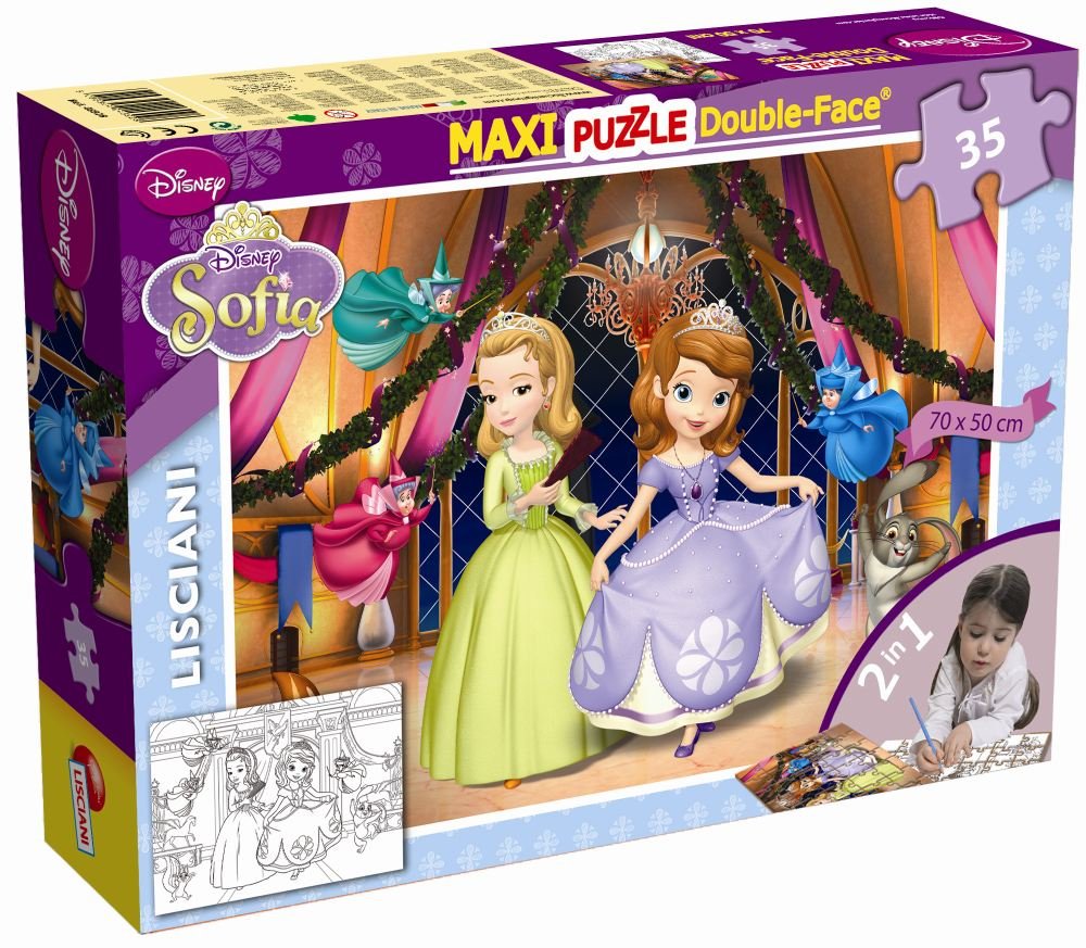 Lisciani, puzzle, Disney, Jej Wysokość Zosia, 35 el.
