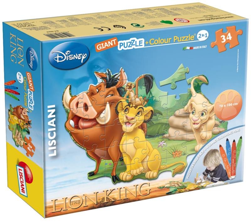 Lisciani Puzzle Disney Kr L Lew El Lisciani Sklep Empik Com