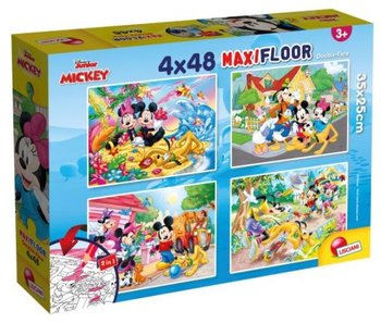 Lisciani, puzzle, Disney, Myszka Miki i Przyjaciele, 4x48 el. - Lisciani