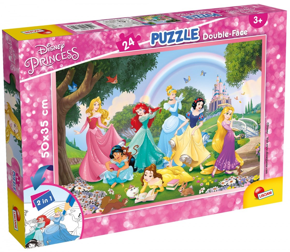 Lisciani, puzzle, plus Princess, 24 el.