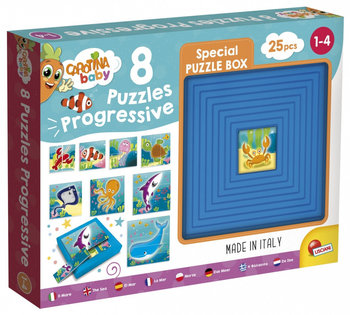 Lisciani Puzzle Progresywne Carotina Baby Puzzle - 8 - Inna marka