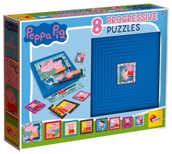 Lisciani, Puzzle progresywne Świnka Peppa, 25 el. - Lisciani