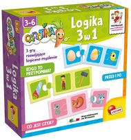 Lisciani, zabawka edukacyjna Carotina Logika 3 W 1