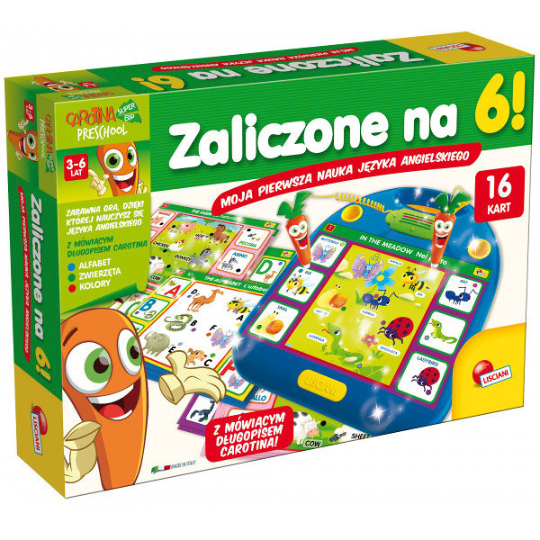Lisciani, zabawka edukacyjna Moja pierwsza nauka jezyka angielskiego