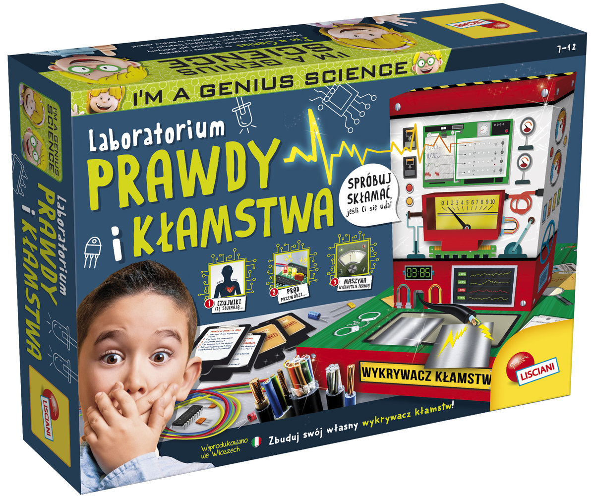 Lisciani, zestaw edukacyjny I'm A Genius Wykrywacz Kłamstw
