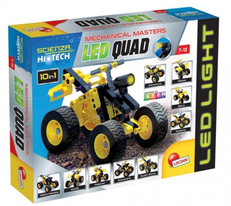Lisciani, zestaw konstrukcyjny Hi-Tech Quad