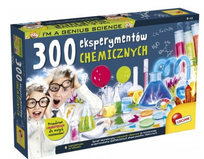 Lisciani, zestaw naukowy I'm A Genius 300 eksperymentów chemicznych