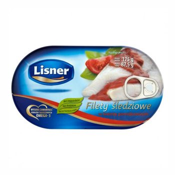Lisner filety śledziowe w kremie pomidorowym 175g - Lisner