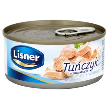 Lisner tuńczyk kawałki w w sosie wlasnym 170g - Lisner