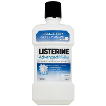 Listerine, Advanced White, wielofunkcyjny płyn do płukania jamy ustnej, 500 ml - Listerine