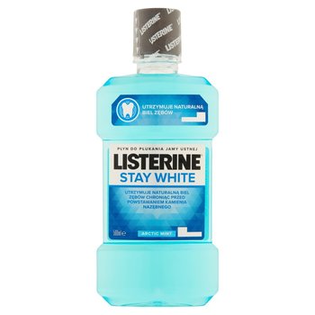 Listerine, Stay White, ochronny płyn do płukania jamy ustnej, 500 ml - Listerine