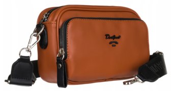 Listonoszka Damska Ze Skóry Ekologicznej Na Szerokim Pasku — David Jones - DAVID JONES