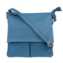 Listonoszka na Ramię Torebka Damska Vera Pelle Viaggia Jeans