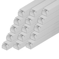 Listwa Elektroinstalacyjna Kanał elektroinstalacyjny Edo  20/10  2m Biały  15 szt.