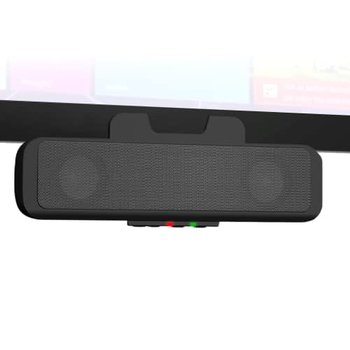 Listwa Głośnikowa Usb Cyber Acoustics Ca-2890 – Głośnik Stereo Zasilany Przez Usb, Łatwe Mocowanie Do Monitora, Wygodne Sterowanie - Inny producent