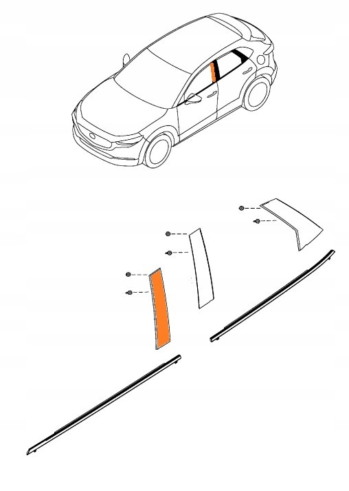 Listwa Pionowa S Upka Drzwi Prz D Lewy Mazda Cx Mazda Motoryzacja Empik