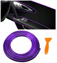 Listwa Taśma Ozdobna Dekoracyjna Do Samochodu Auta Fioletowa
