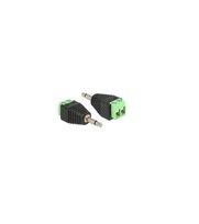 Adattatore Audio DeLock Jack 3.5mm Femmina A 2.5mm Maschio - Cavo 14cm