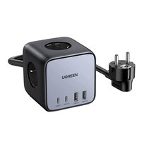 Listwa zasilająca kostka EU UGREEN CD268, 65W, 1.8m (czarny) uGreen