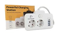 Listwa zasilająca Pantherise Wall Charge 6w1 2 GNIAZDKA 3x USB-A 1x USB-C